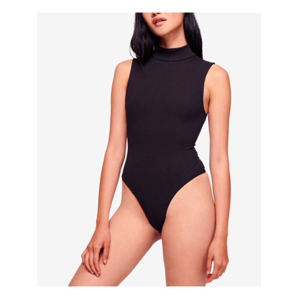 FREE PEOPLE-Black Sleeveless Bodysuit-Small